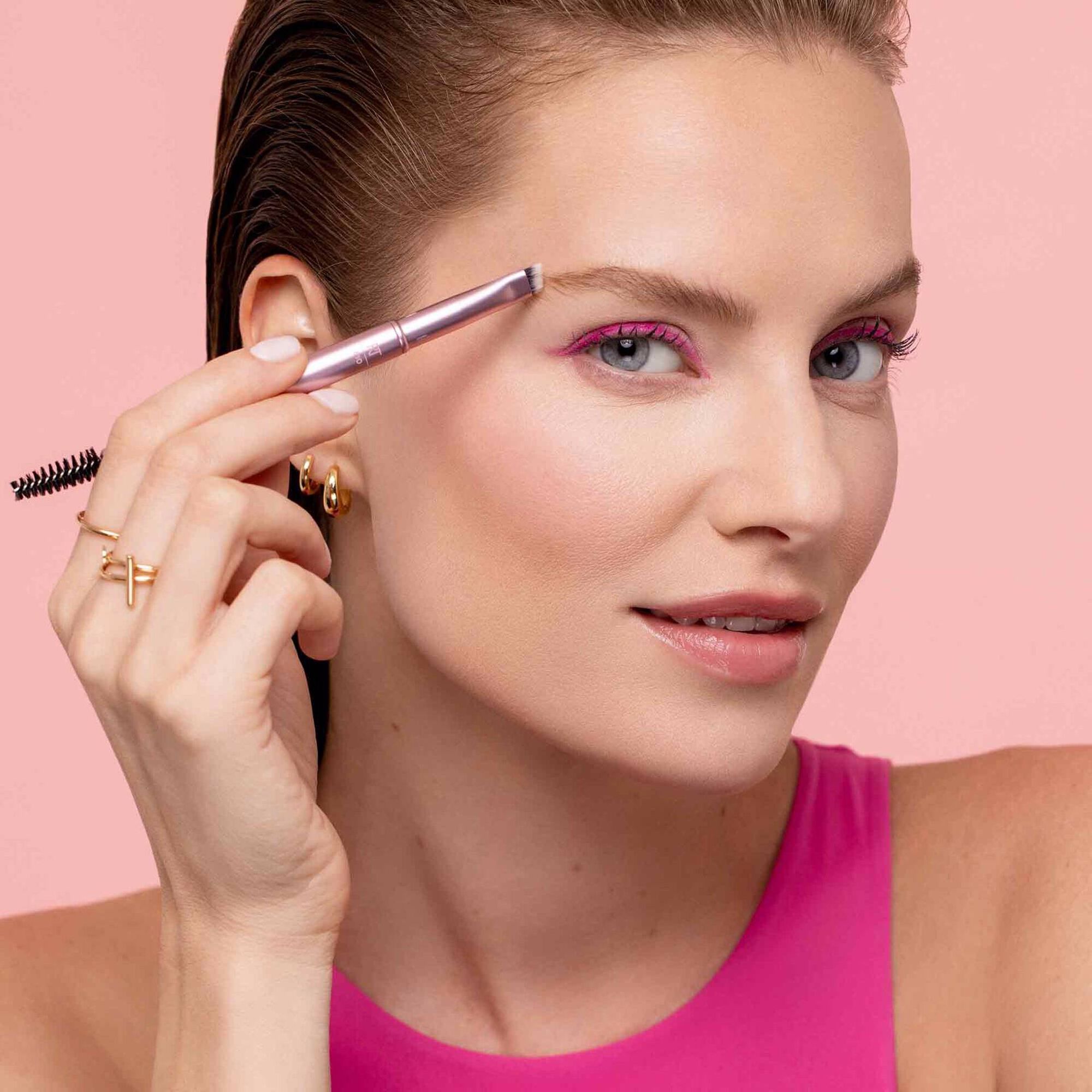 Dual-Ended Brow Brush