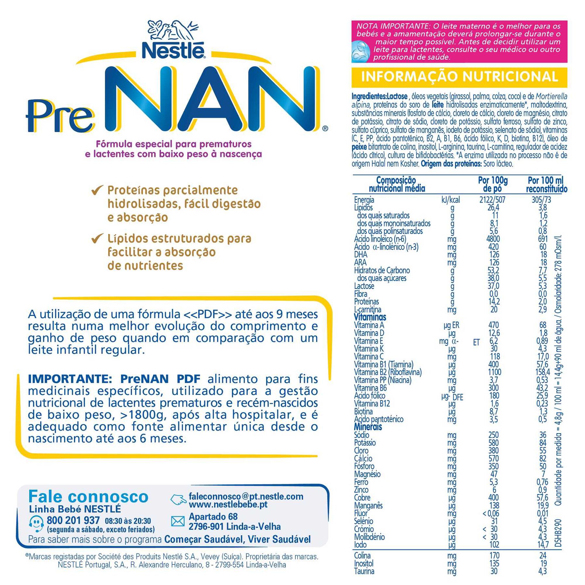 Leite Lactentes Prematuros