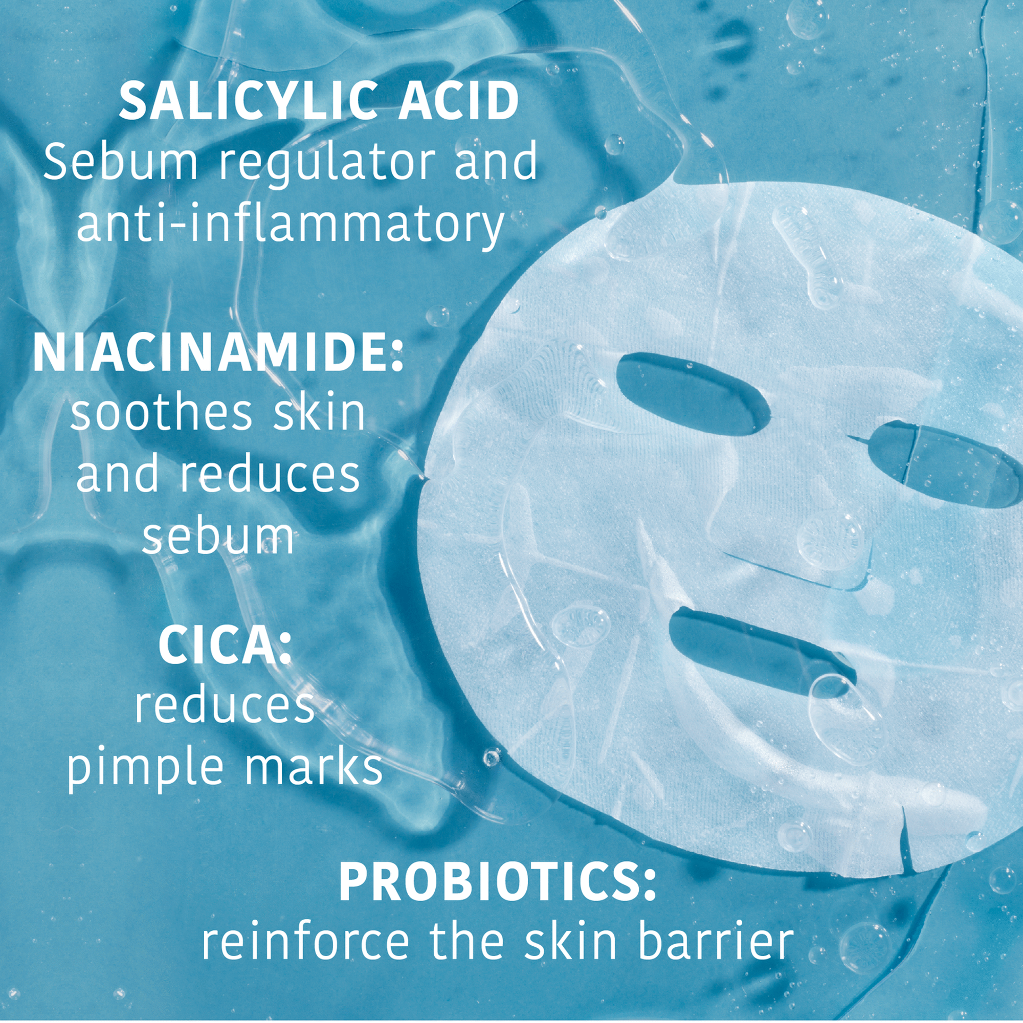 Máscara de Rosto Anti-Imperfeições Acne Prone