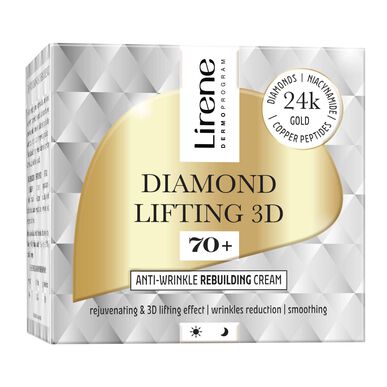 Creme Rosto Antirrugas 70+ Diamond Lifting 3D Wells