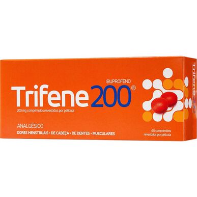 Trifene Comprimidos 200mg Dor e Febre Wells