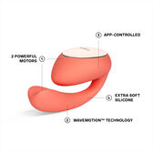 Vibrador Ida Wave Coral Red Wells Image 4