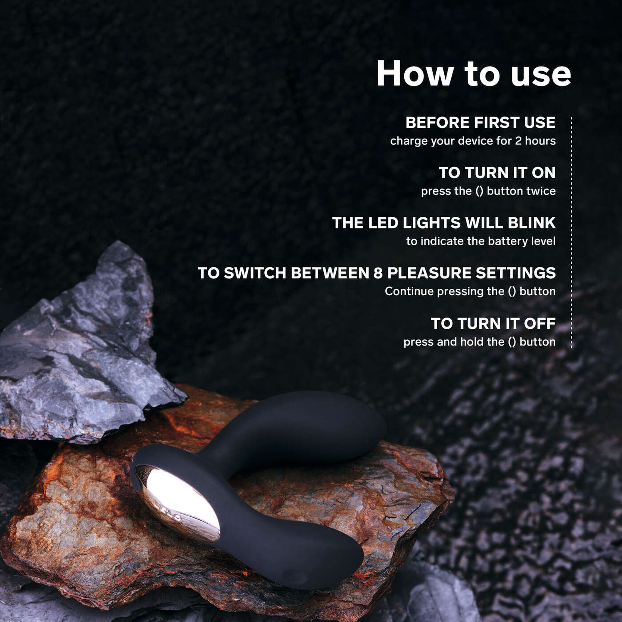 Massajador Prostático Bruno Black