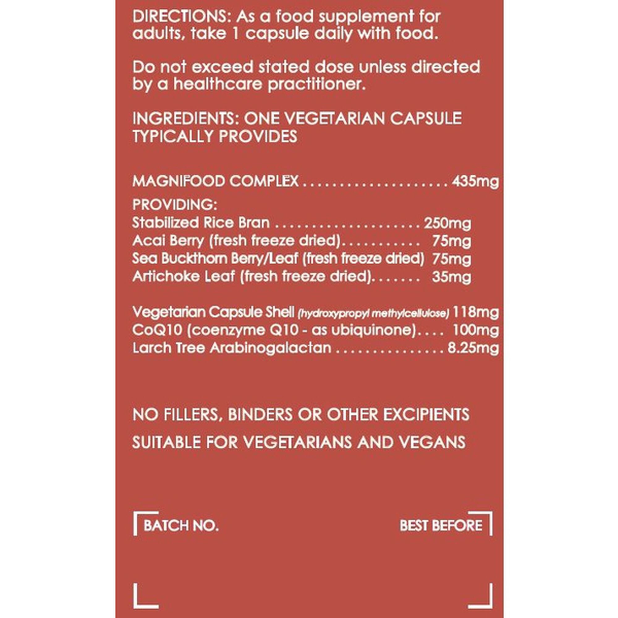 Suplemento Alimentar CoQ10 Complex