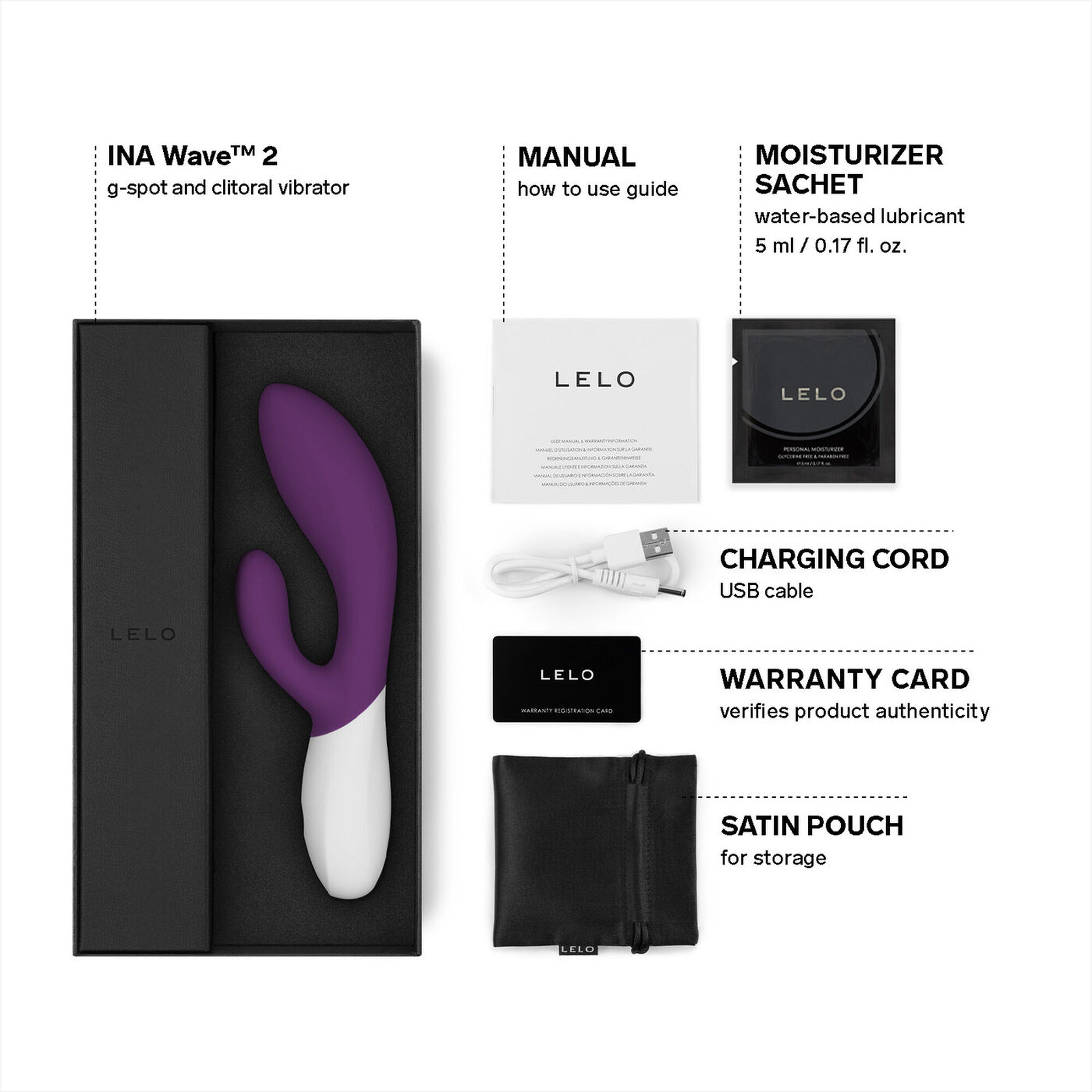 Vibrador Ina Wave 2 Plum