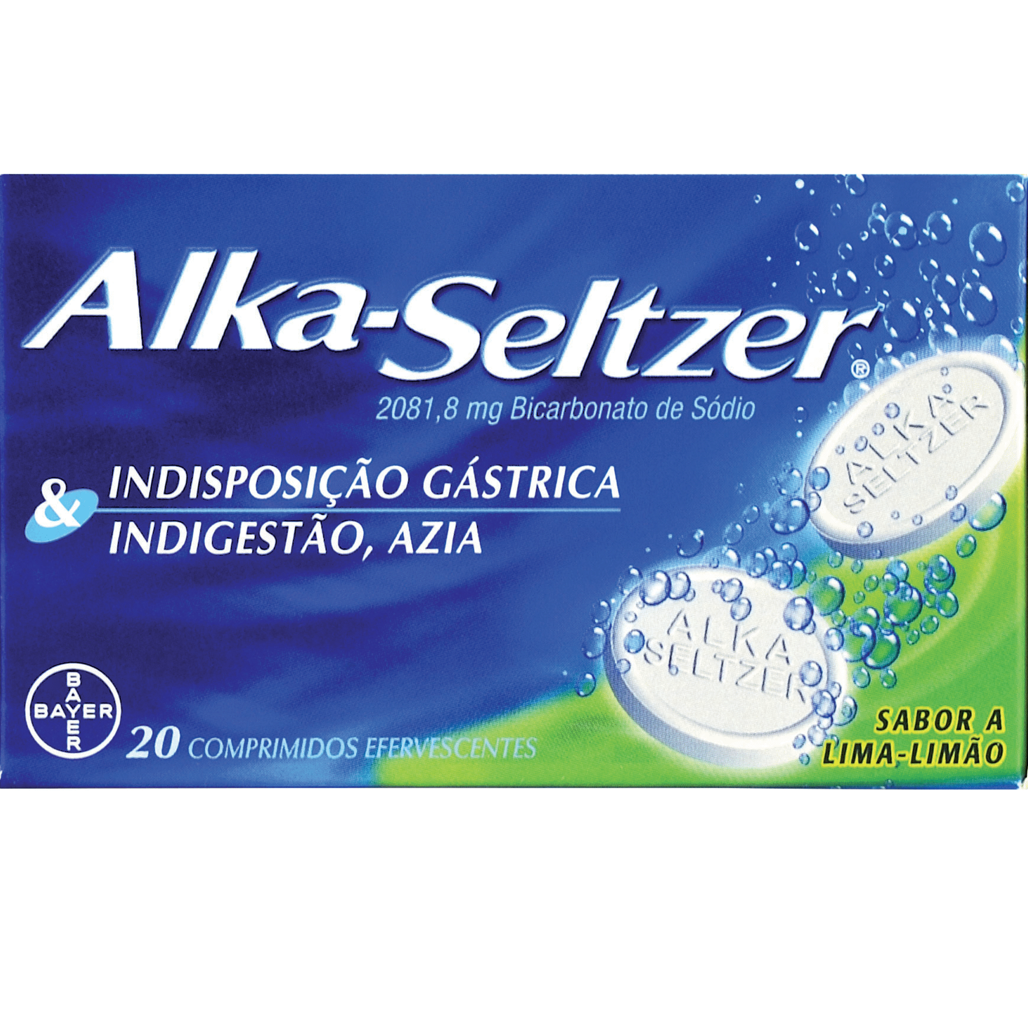 Alka Seltzer 2081-8mg Ingestão e Azia