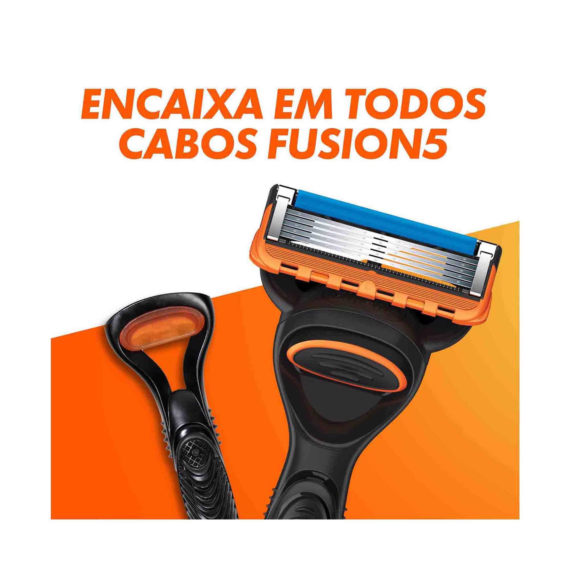 Recargas Lâmina de Barbear Fusion 5