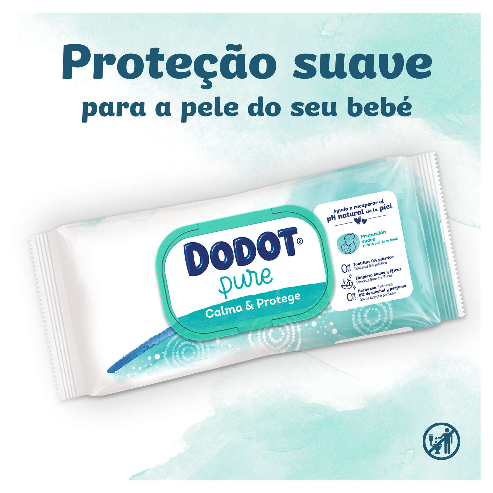 Toalhitas Bebé Aqua Pure Aloé Vera