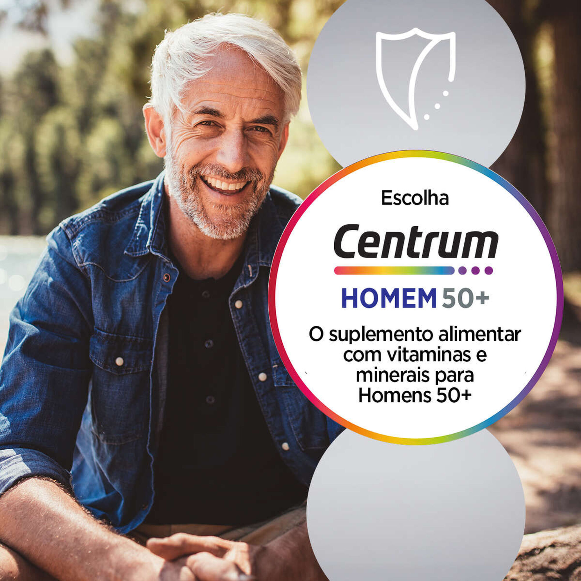 Suplemento Multivitamínico Centrum Homem 50+