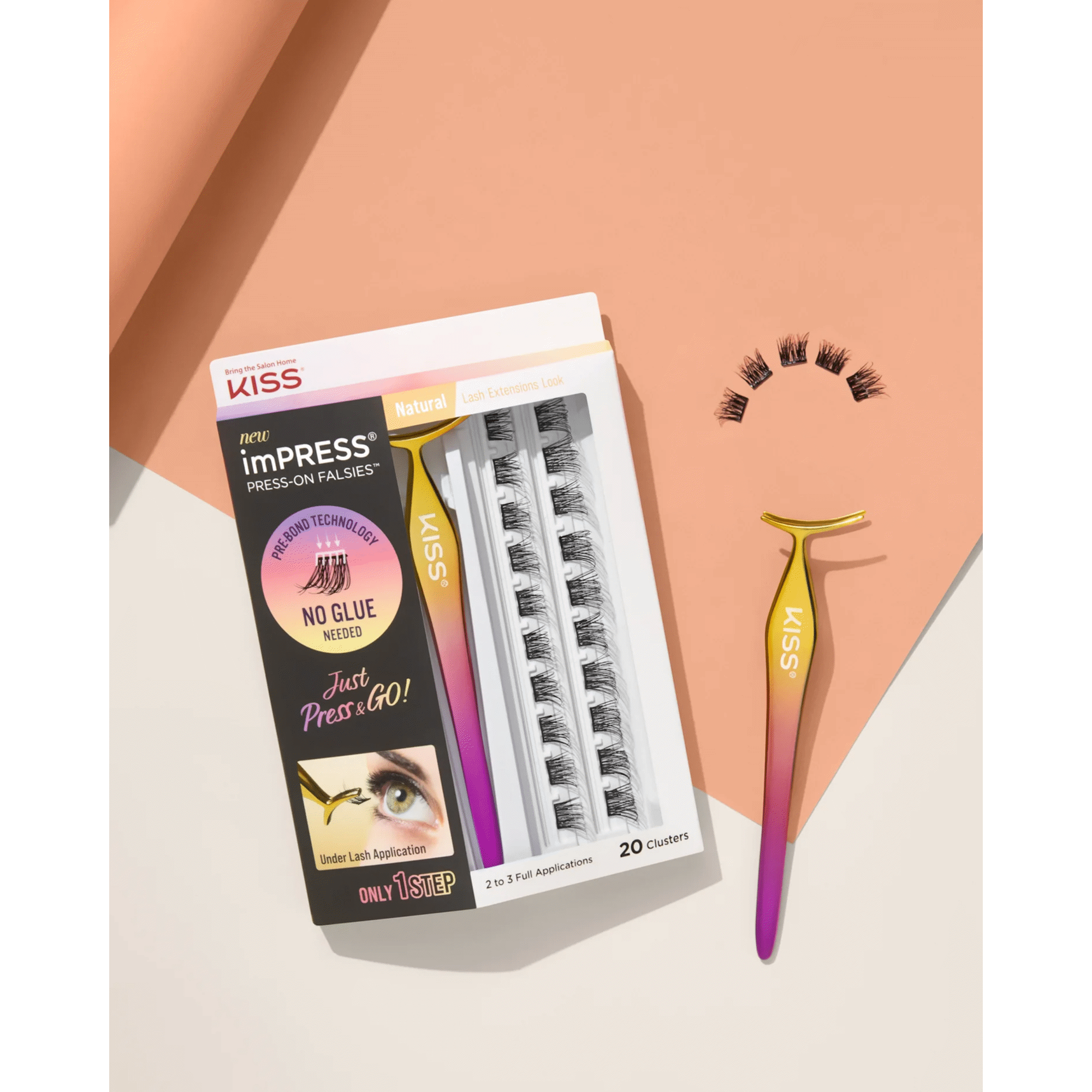 Pestanas Postiças Press-On Falsies Natural