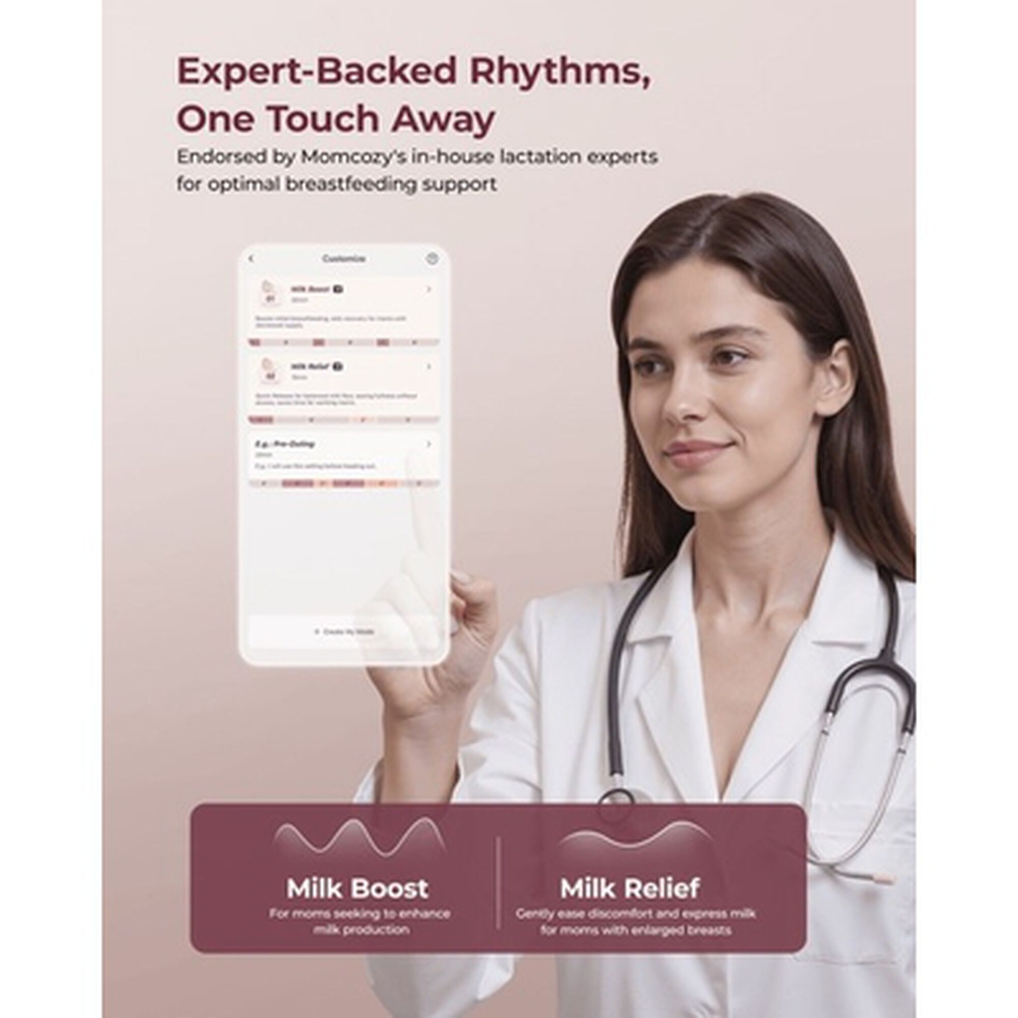 Double M9 Wearable Electric Breast Pump