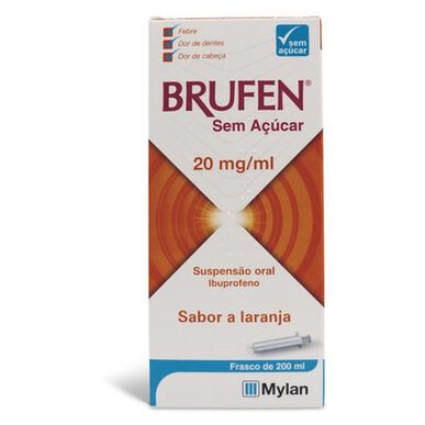 Brufen sem Açúcar Suspensão Oral Ibuprofeno Wells