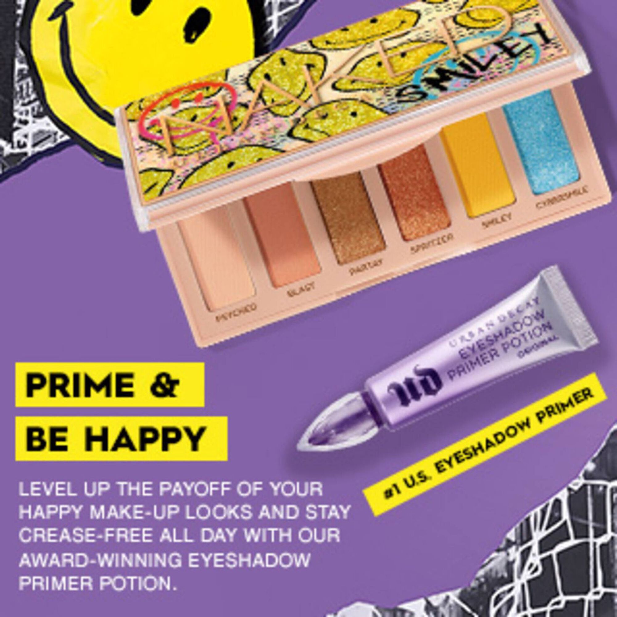 Paleta Sombras Mini Naked Smiley Chill Happy