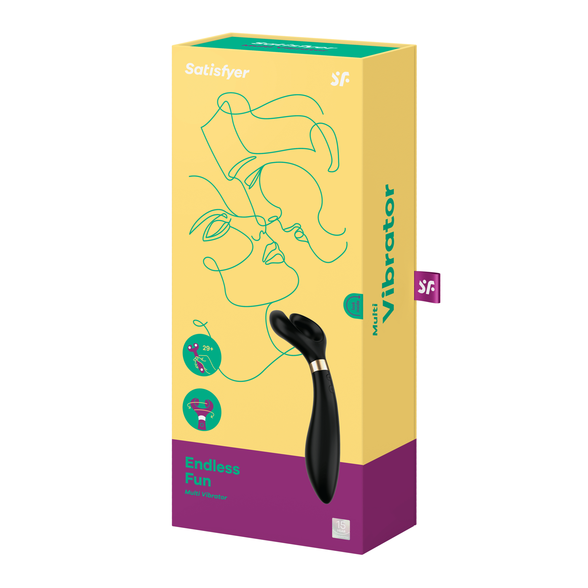 Vibrador Multifuncional Endless Fun Preto