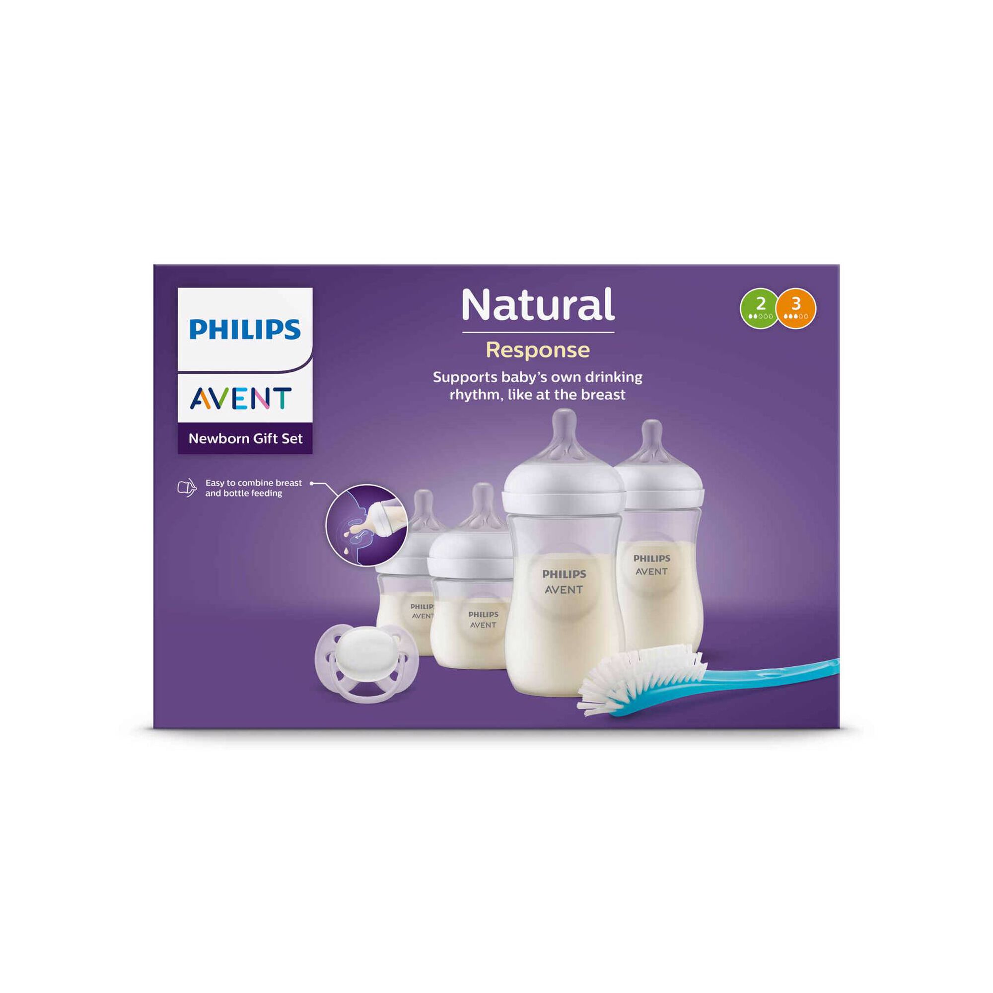 Conjunto Natural Response 4 biberões