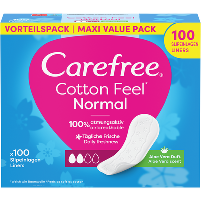 Cotton Feel Normal Aloe Liners