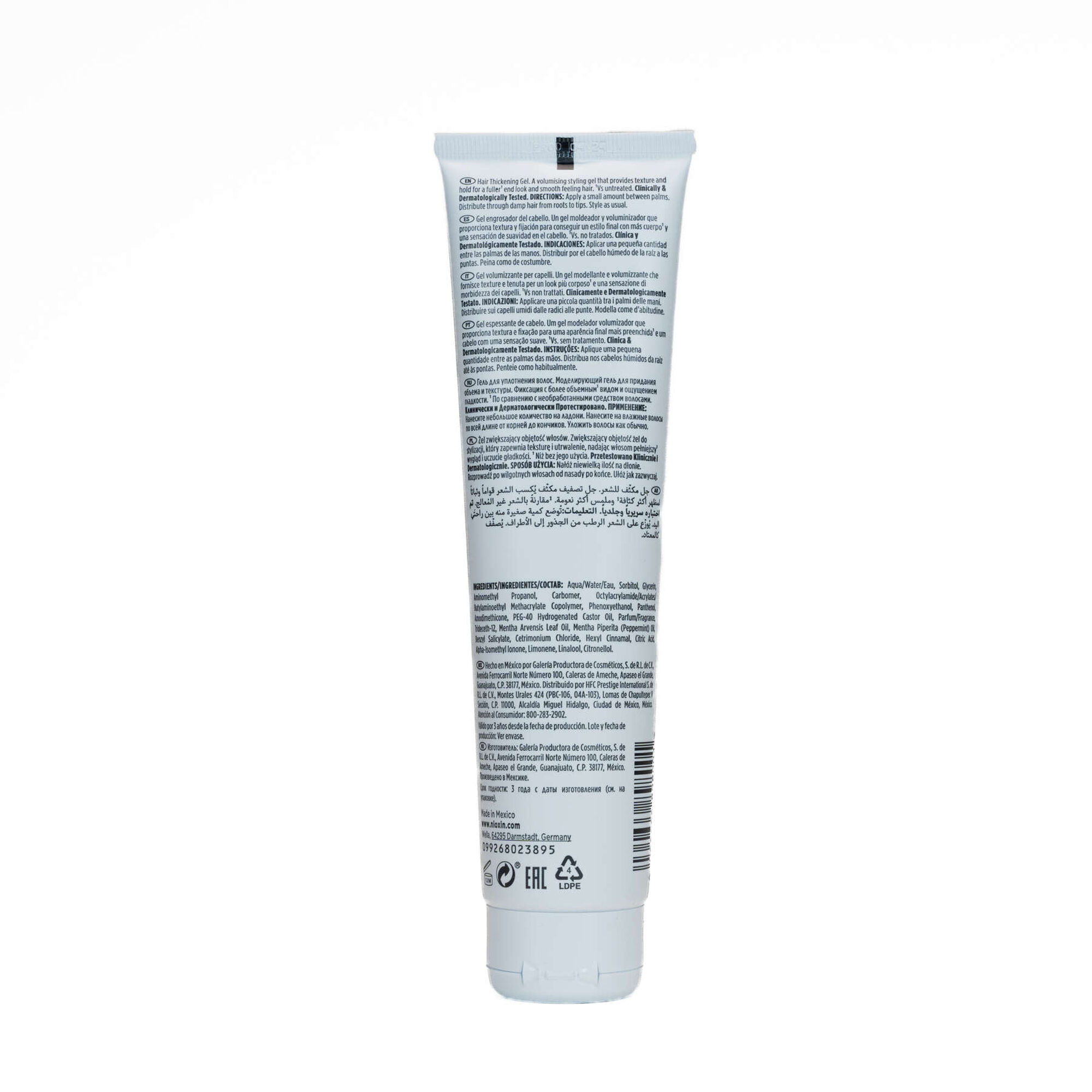 Hair Thickening Gel Density Defend Styling