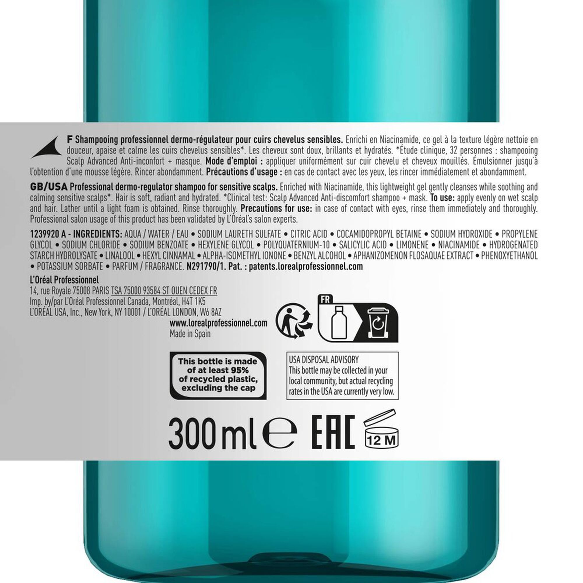 Serie Expert Scalp Advanced Inconfort Shampoo