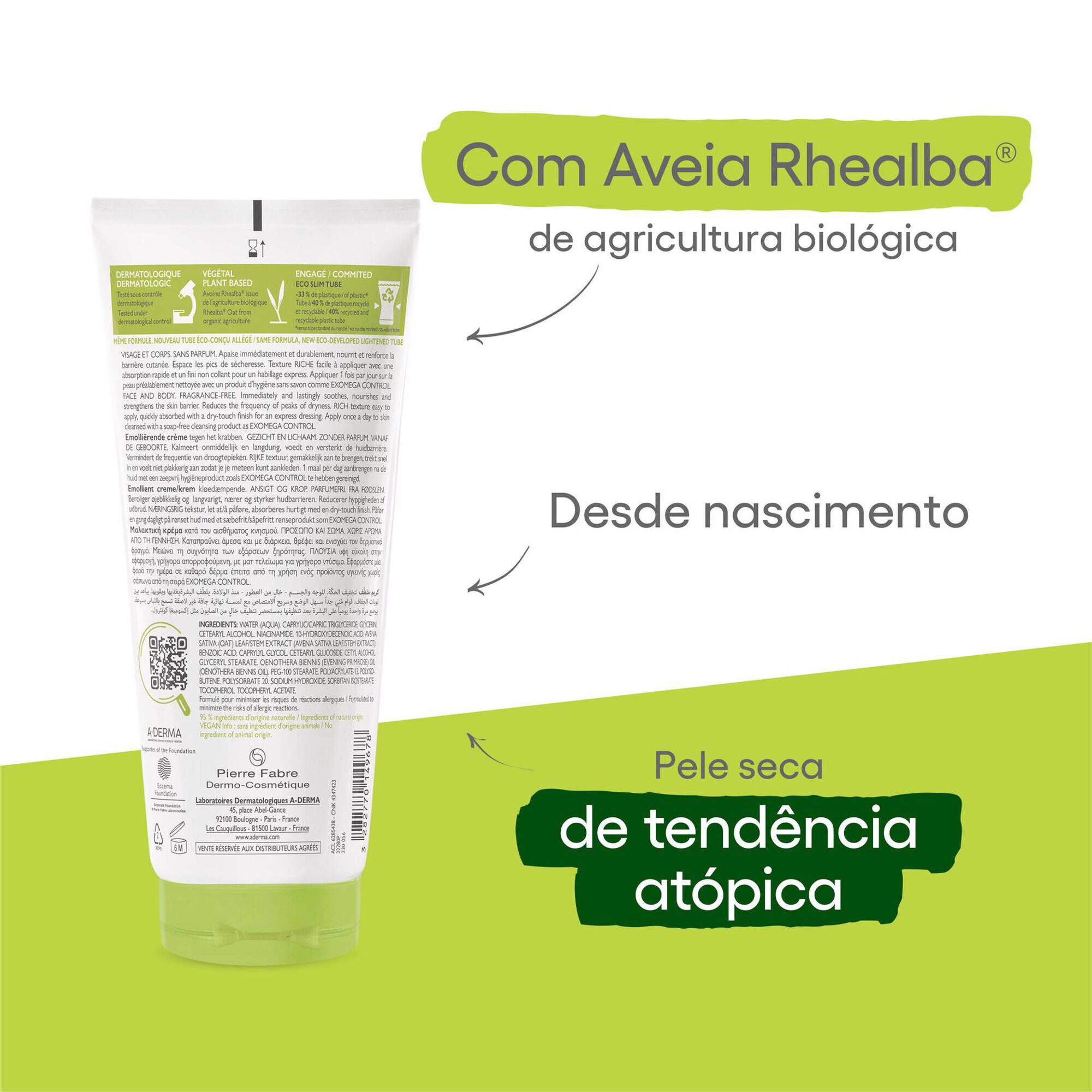 Exomega Control Emollient Cream