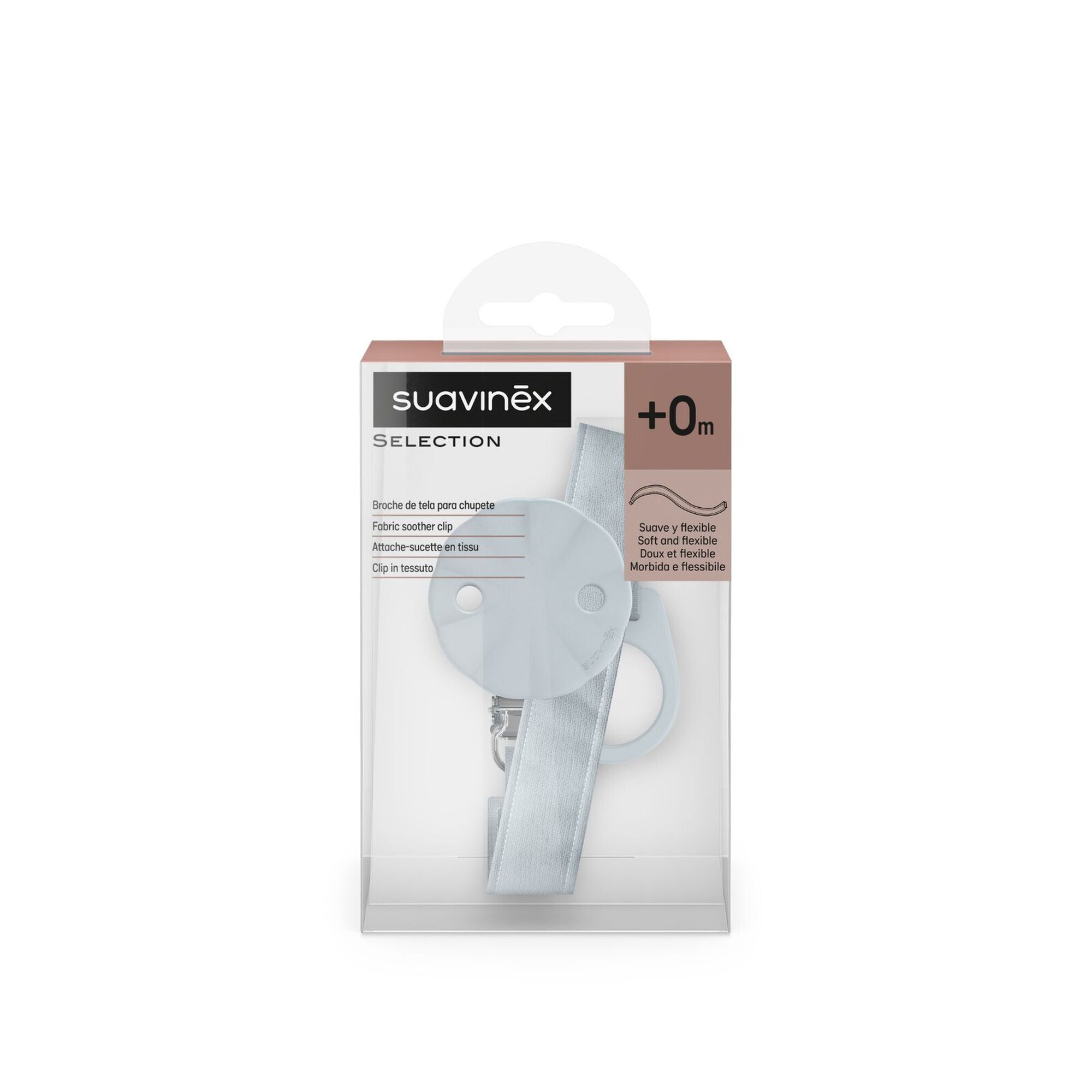 Selection Fabric Soother Clip +0M