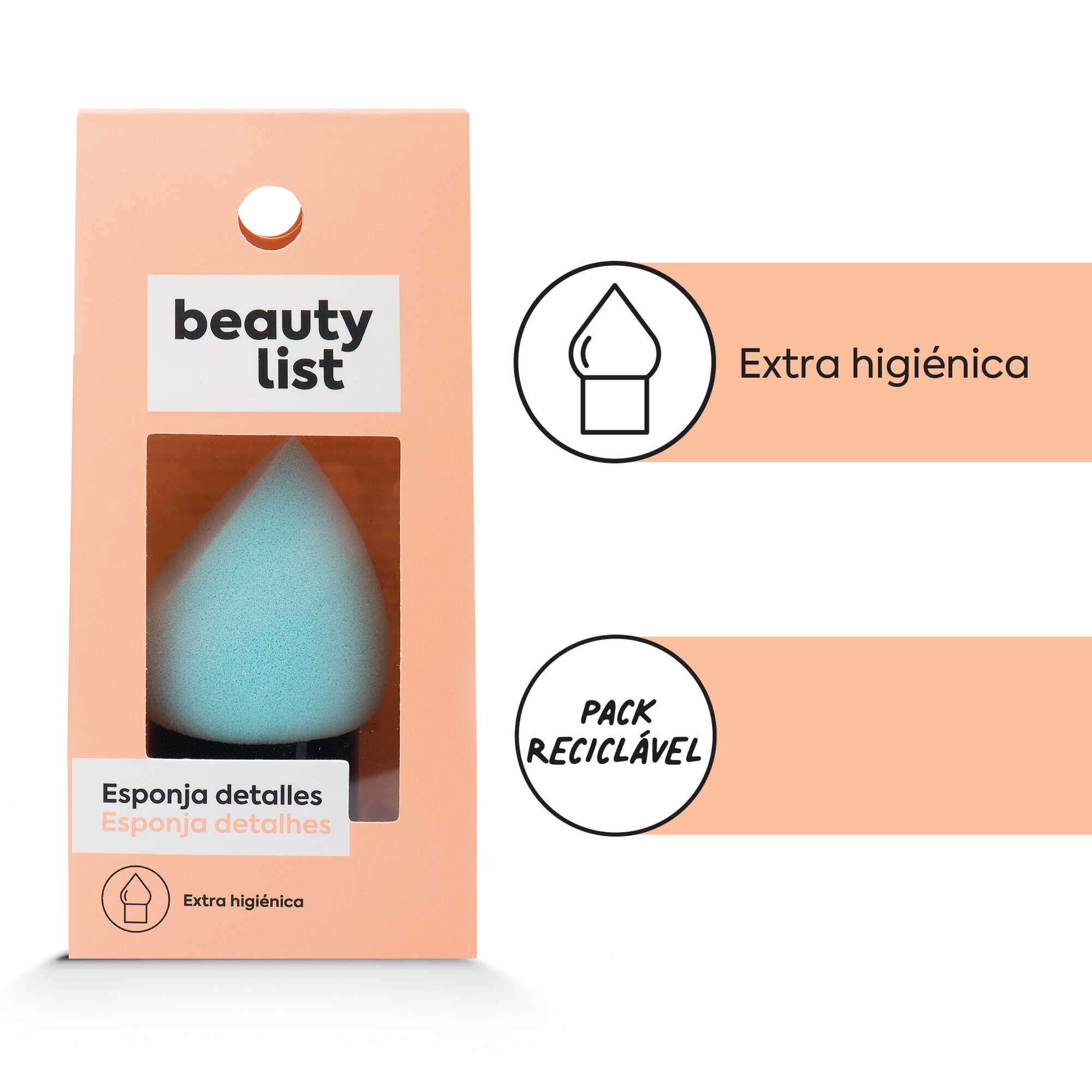 Esponja com Cabo Para Detalhes