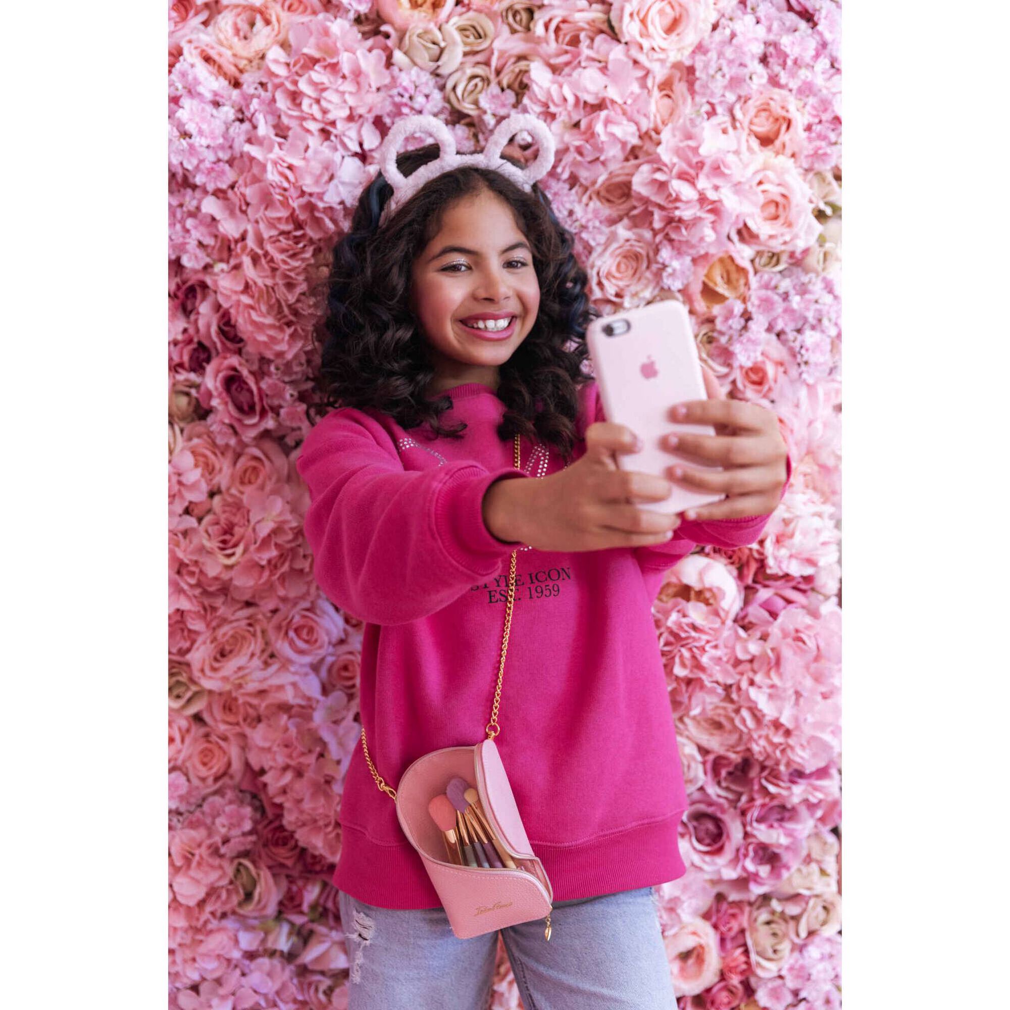 Kit Pinceis e Bolsa Lateral Rainbow