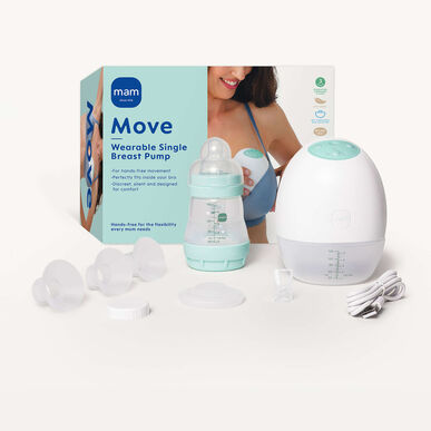 Move Wearable Single Breast Pump Wells Image 1