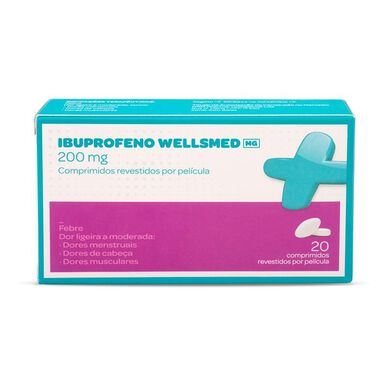 Ibuprofeno Comprimidos Dor e Febre Wells