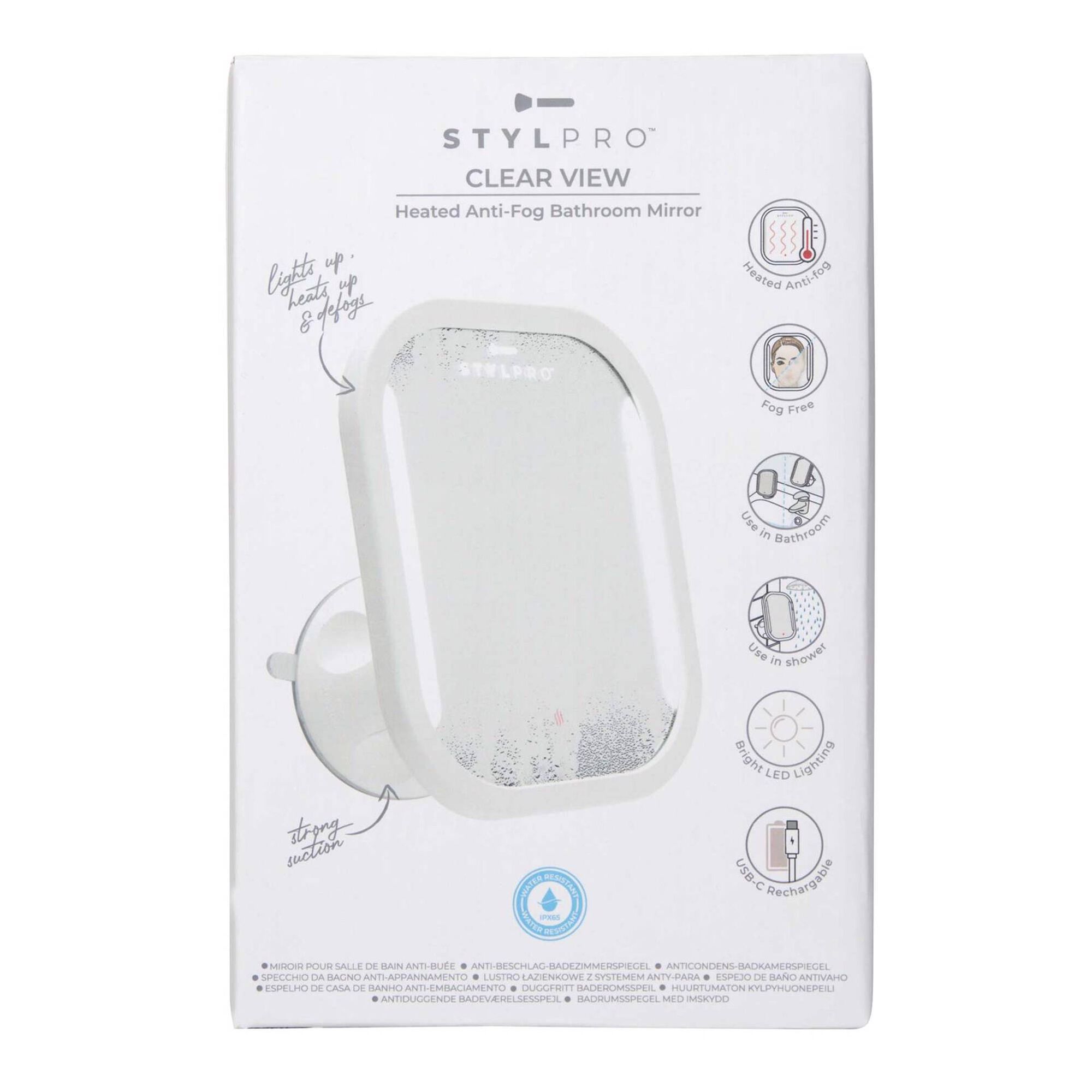 Heated Anti-Fog Bathroom Mirror