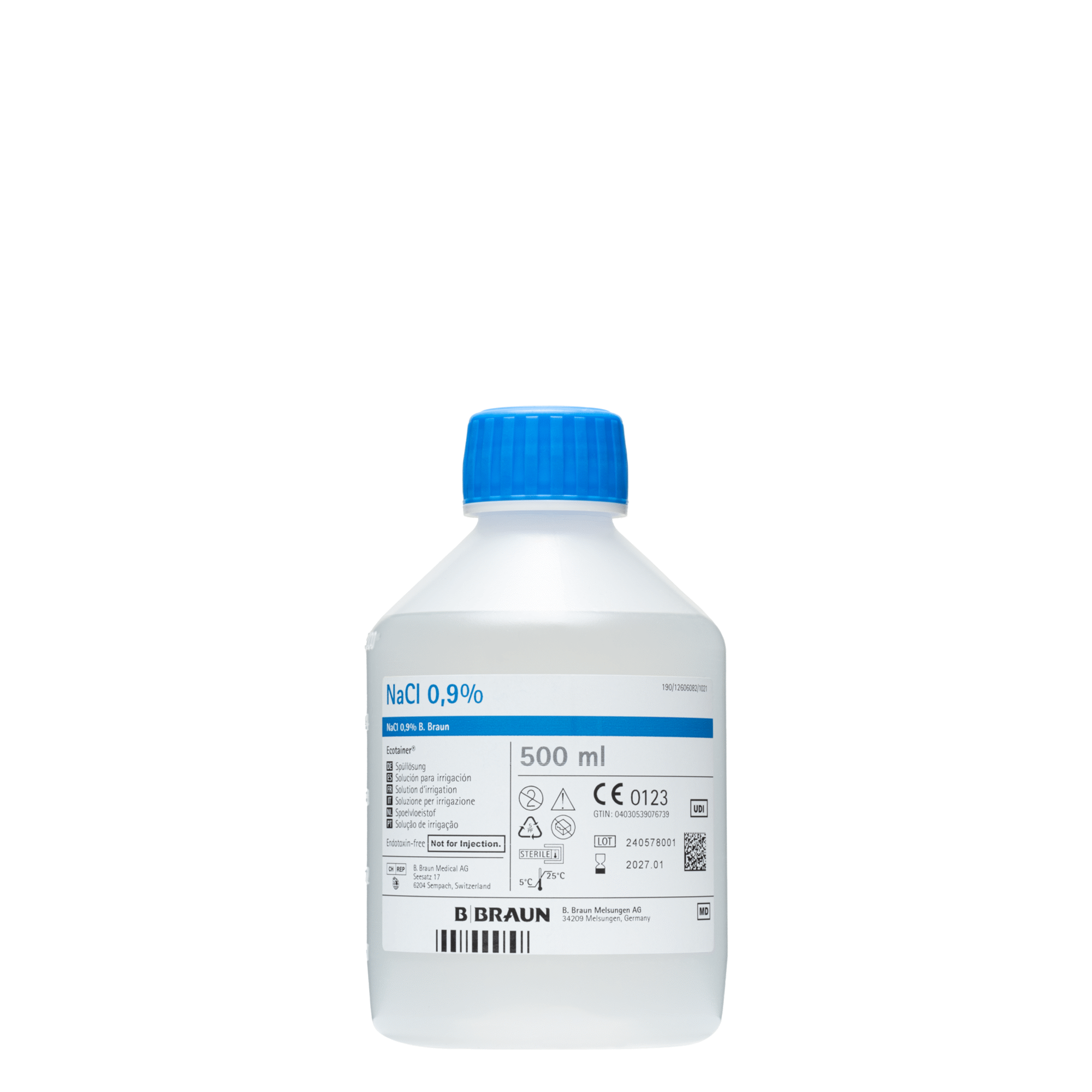 Ecotainer Soro Fisiológico Estéril