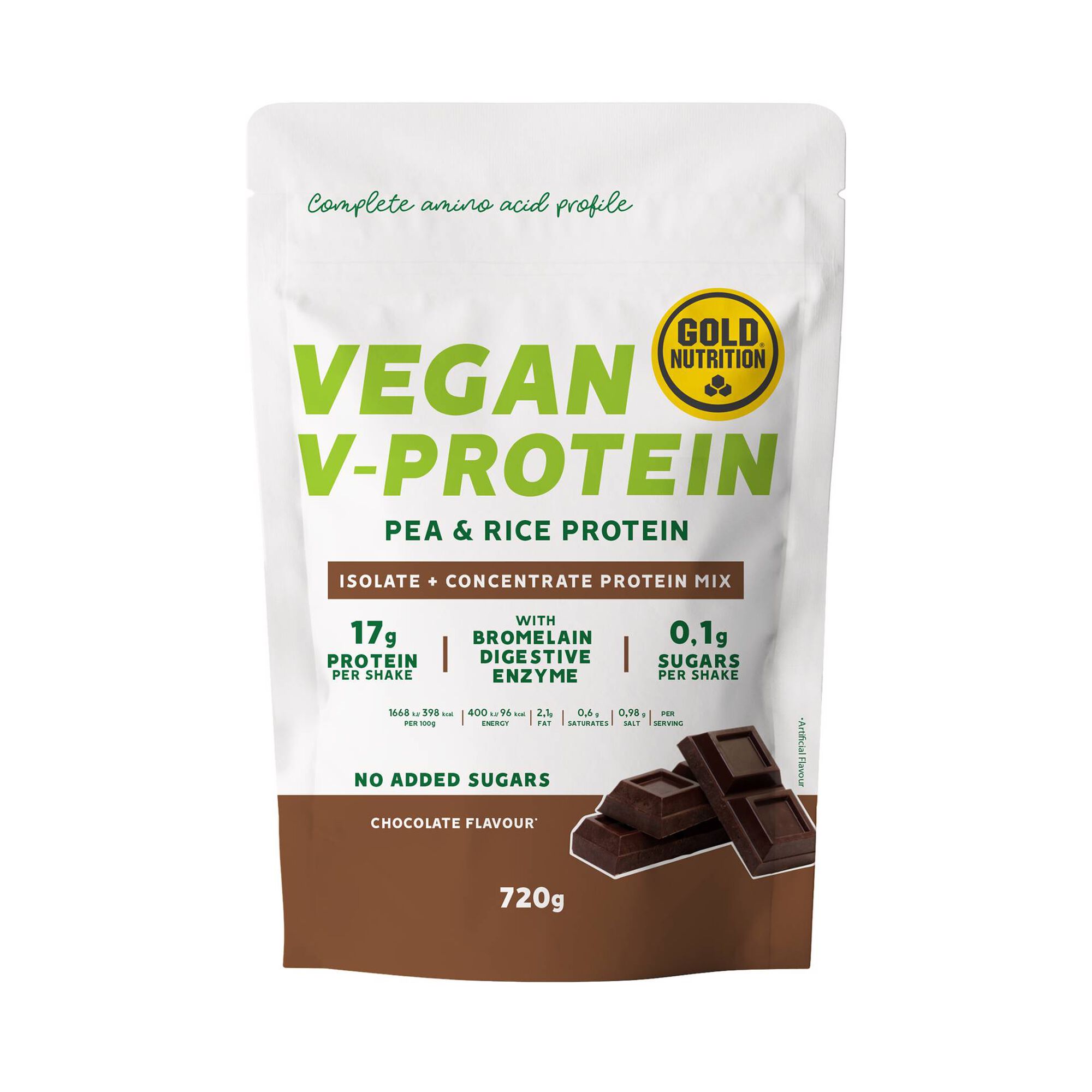 Proteína em Pó Vegan Sabor a Chocolate