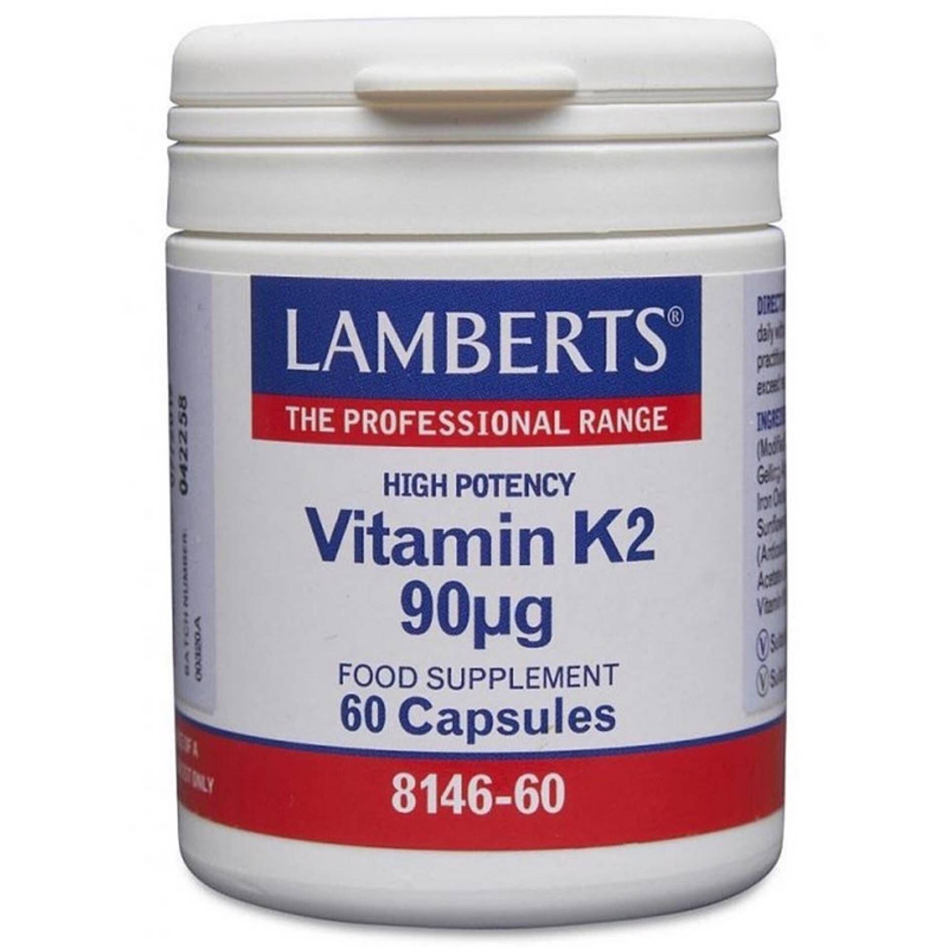 Vitamina K2 90 MCG Lamberts