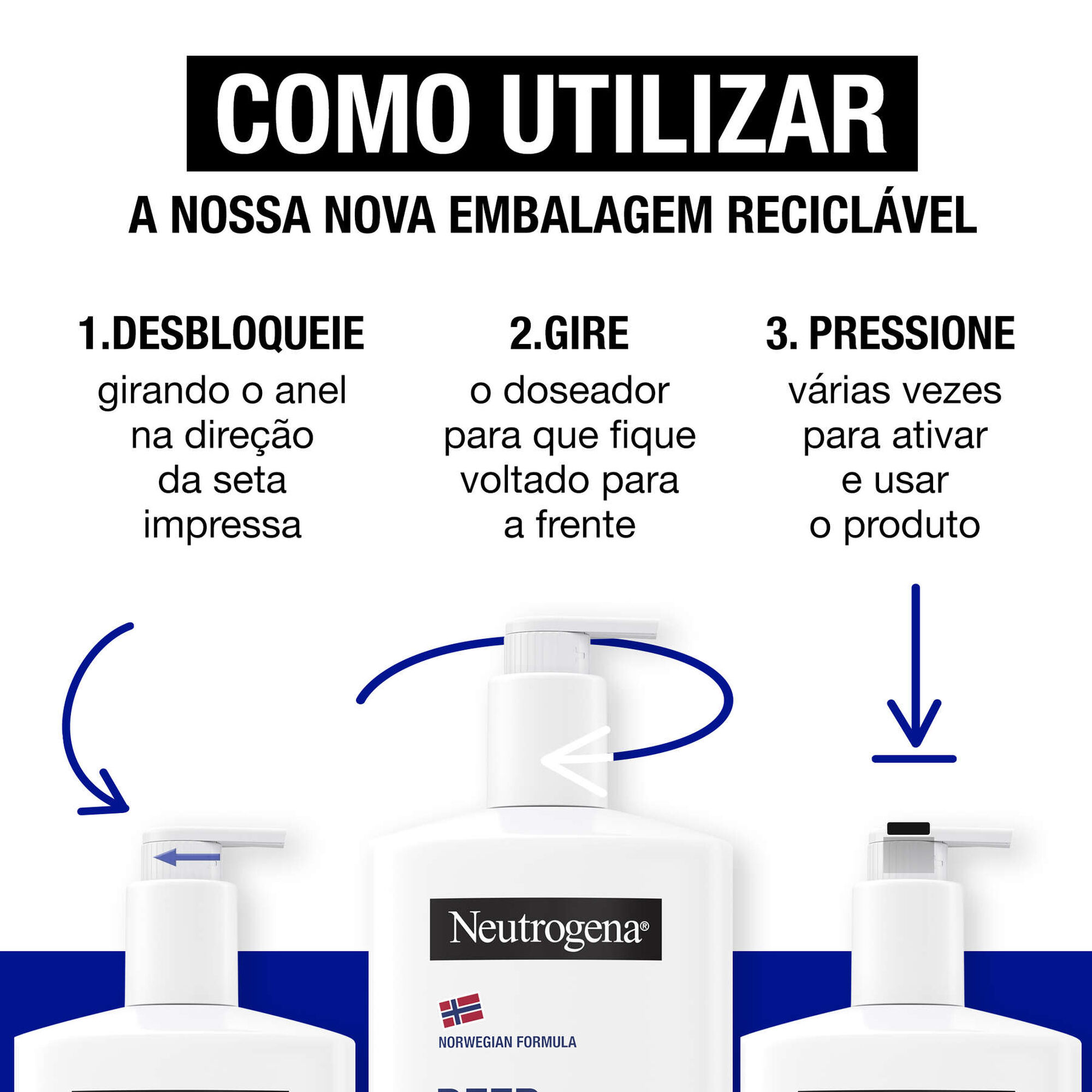 Deep Moisture Loção Corporal Hipoalergénica