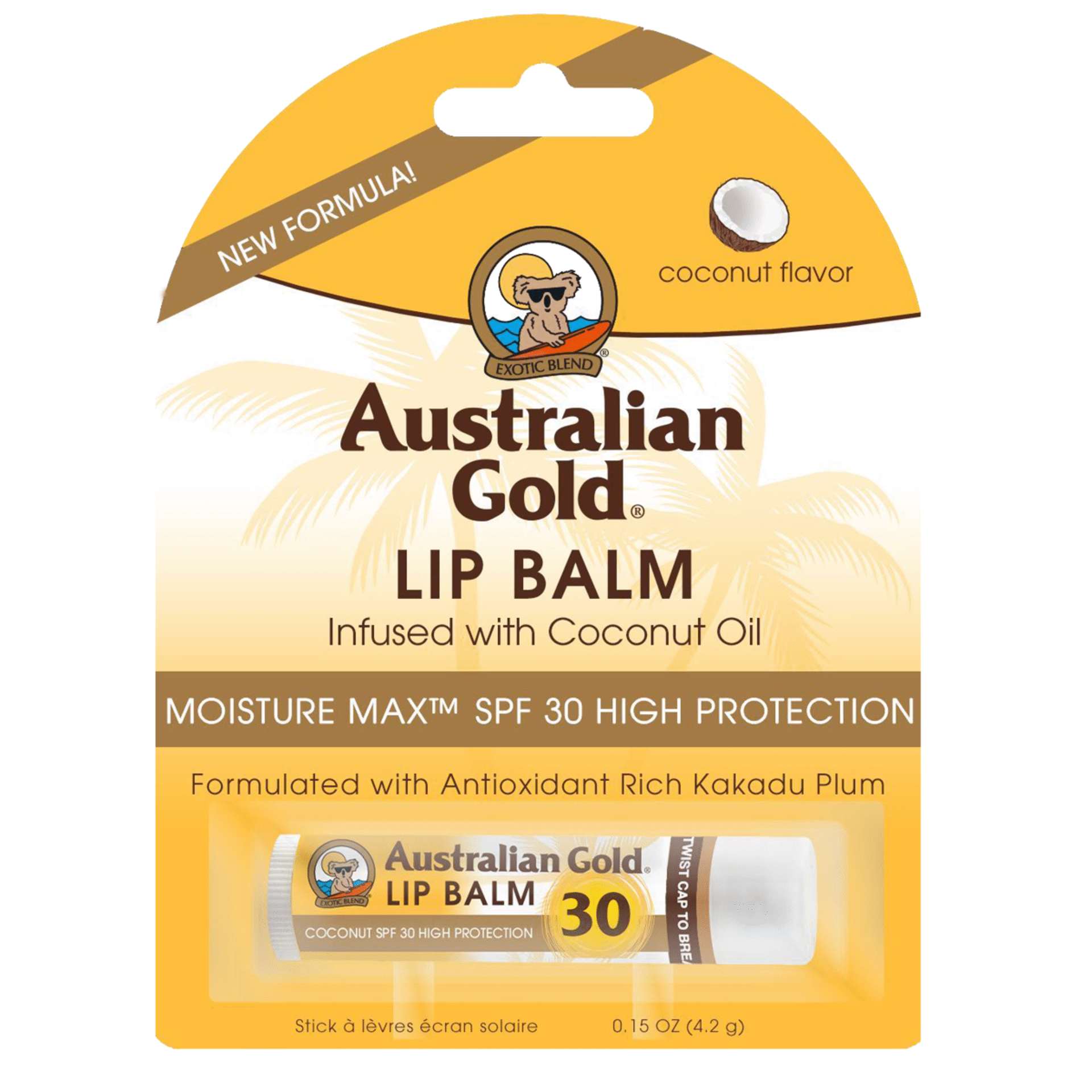 Bálsamo de proteção Lábios SPF 30 Australian Gold 4,2 gr