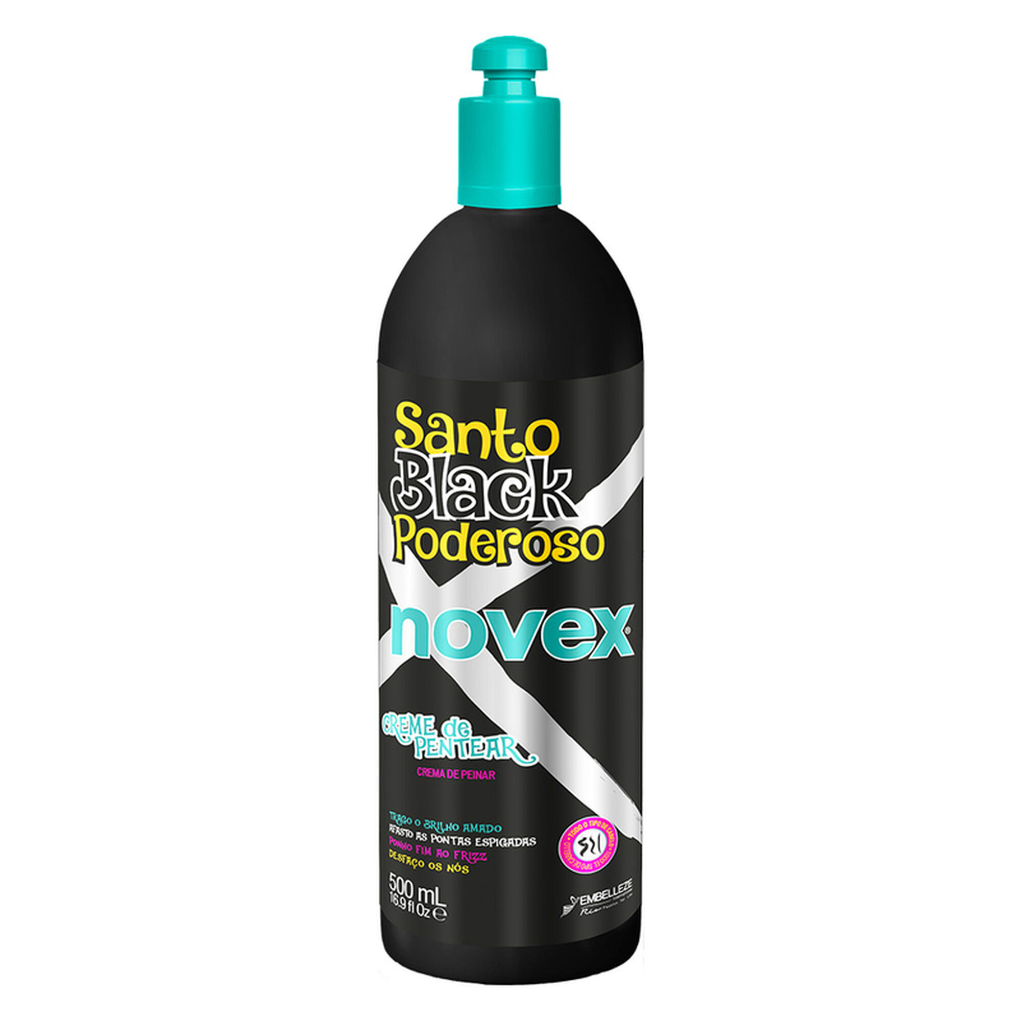 Creme de Pentear Santo Black Poderoso