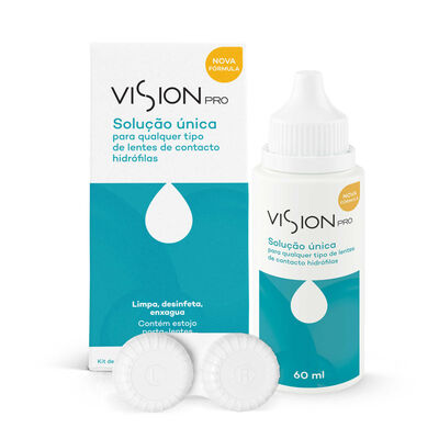 Líquido Limpeza Lentes Contacto Solução Única