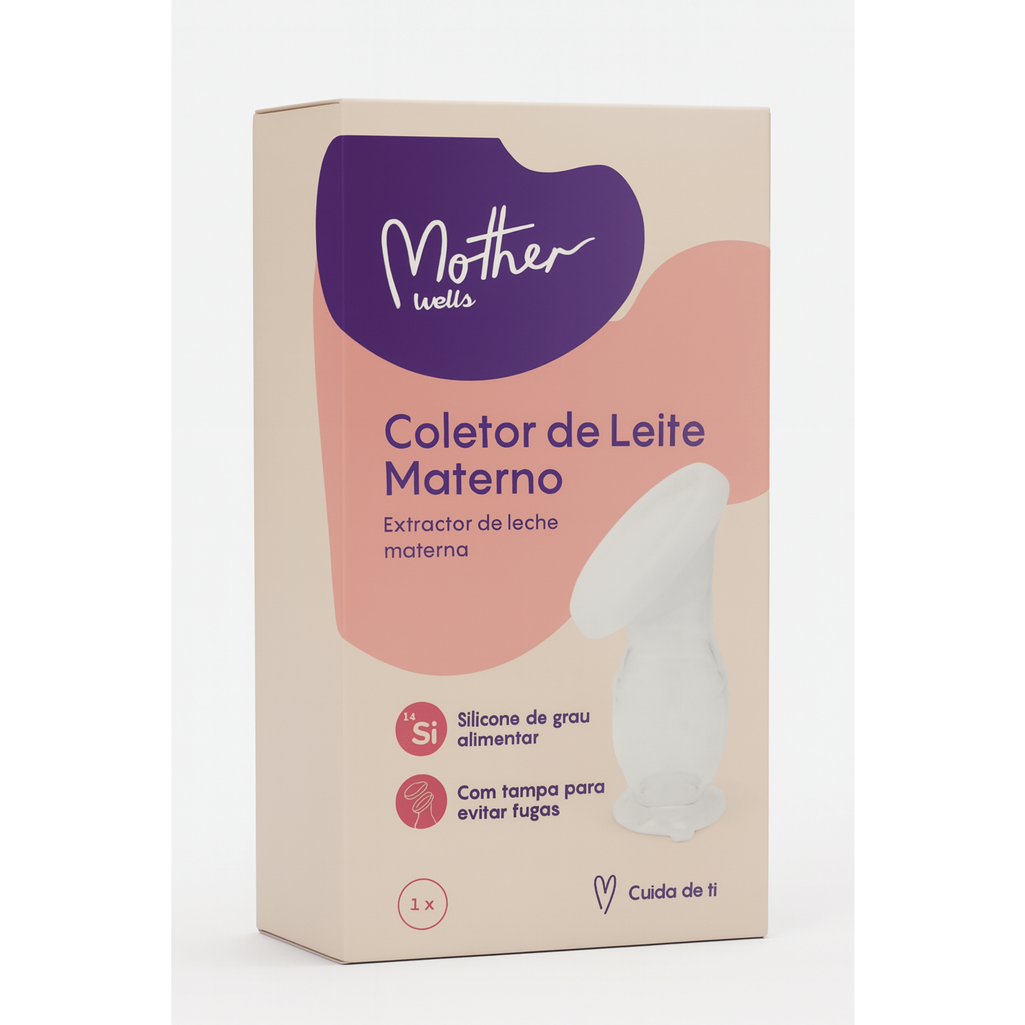 Coletor Leite Materno Leve e Portátil