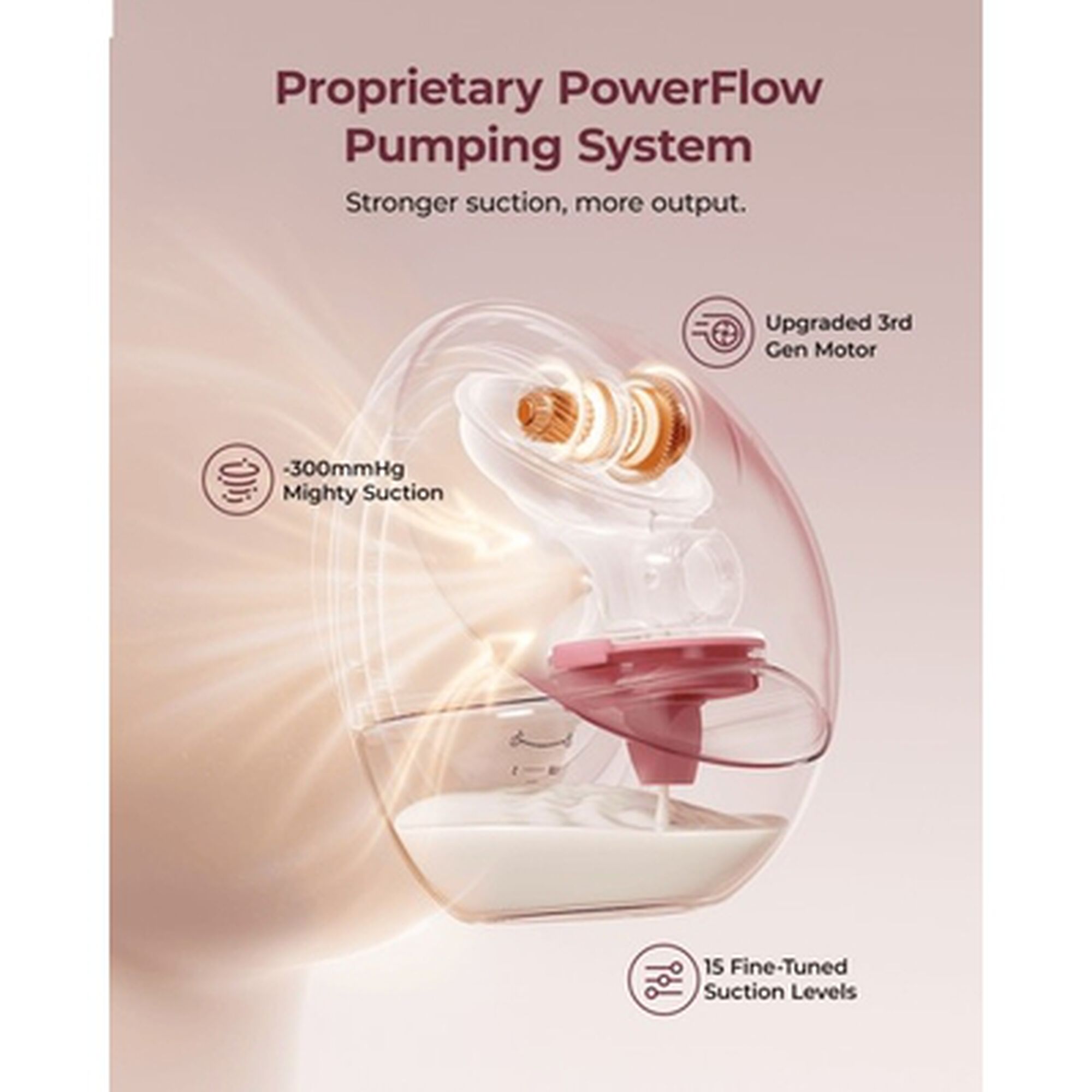 Double M9 Wearable Electric Breast Pump