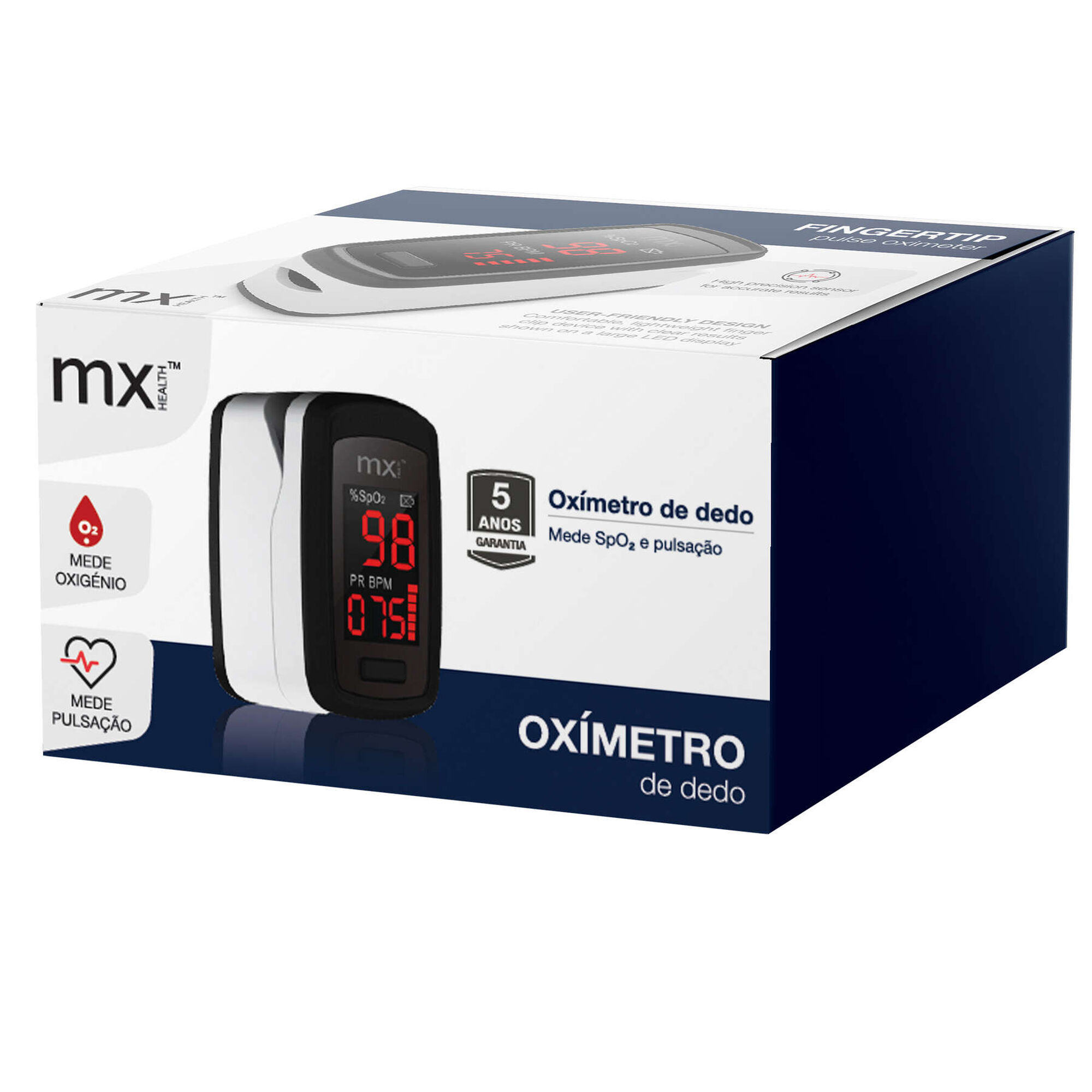 Oximetro portátil de dedo