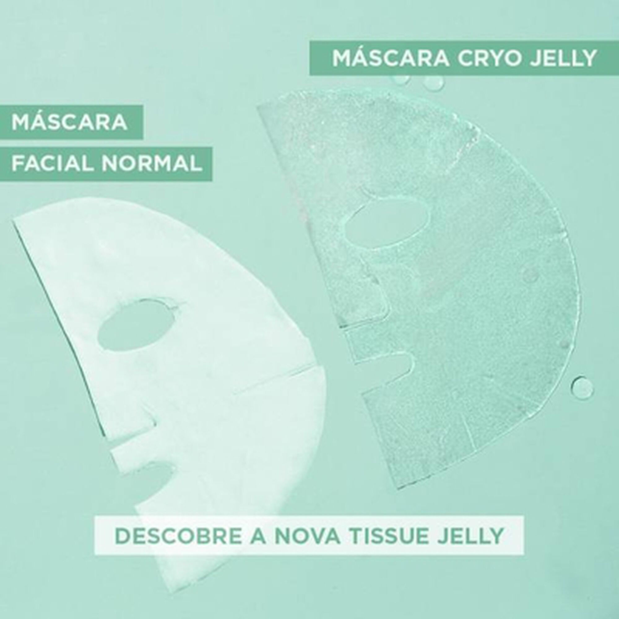 Máscara Hyaluronic CryoJelly Antifadiga