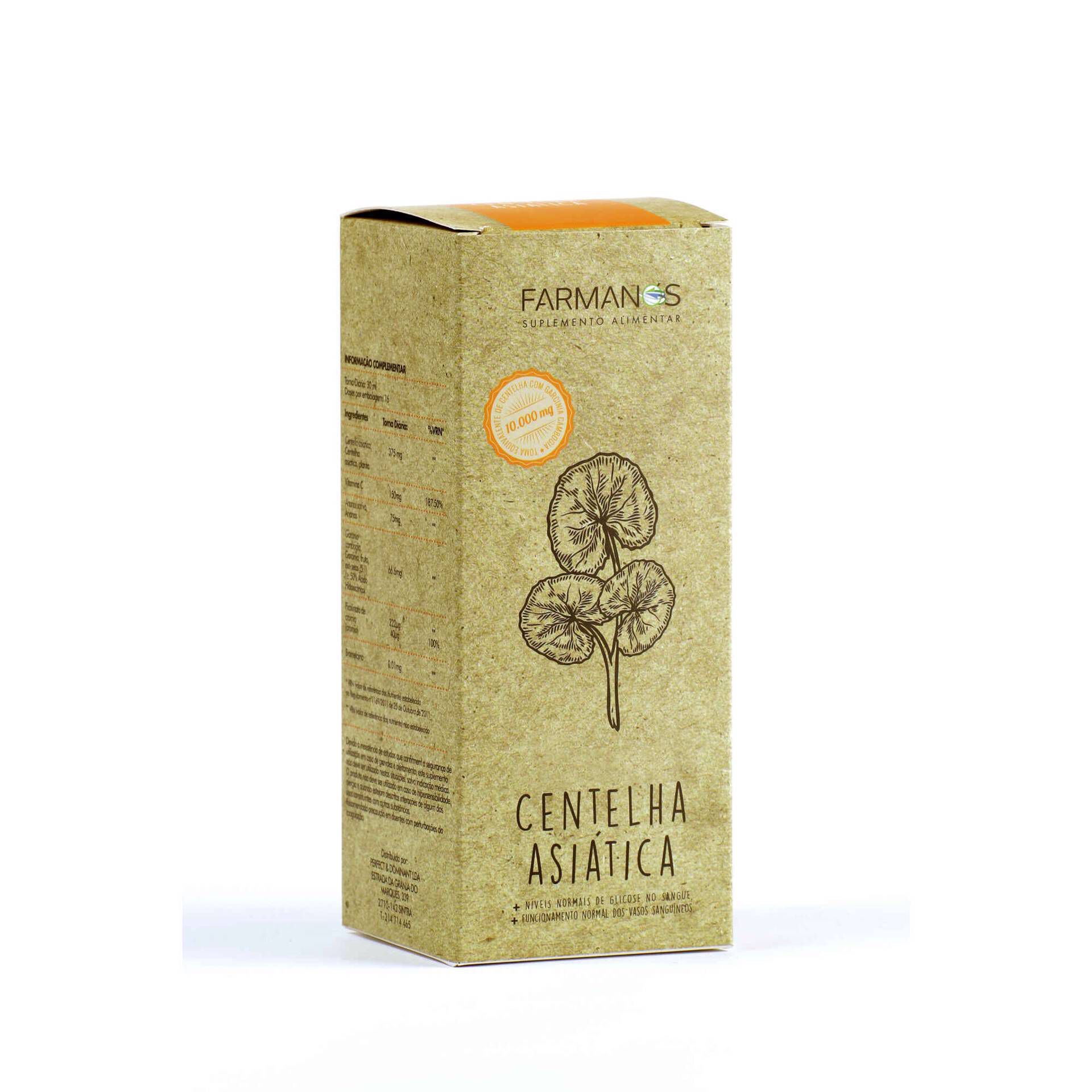 Xarope Centelha Asiática