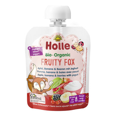 Puré Fruta e Iogurte Fruity Fox Wells