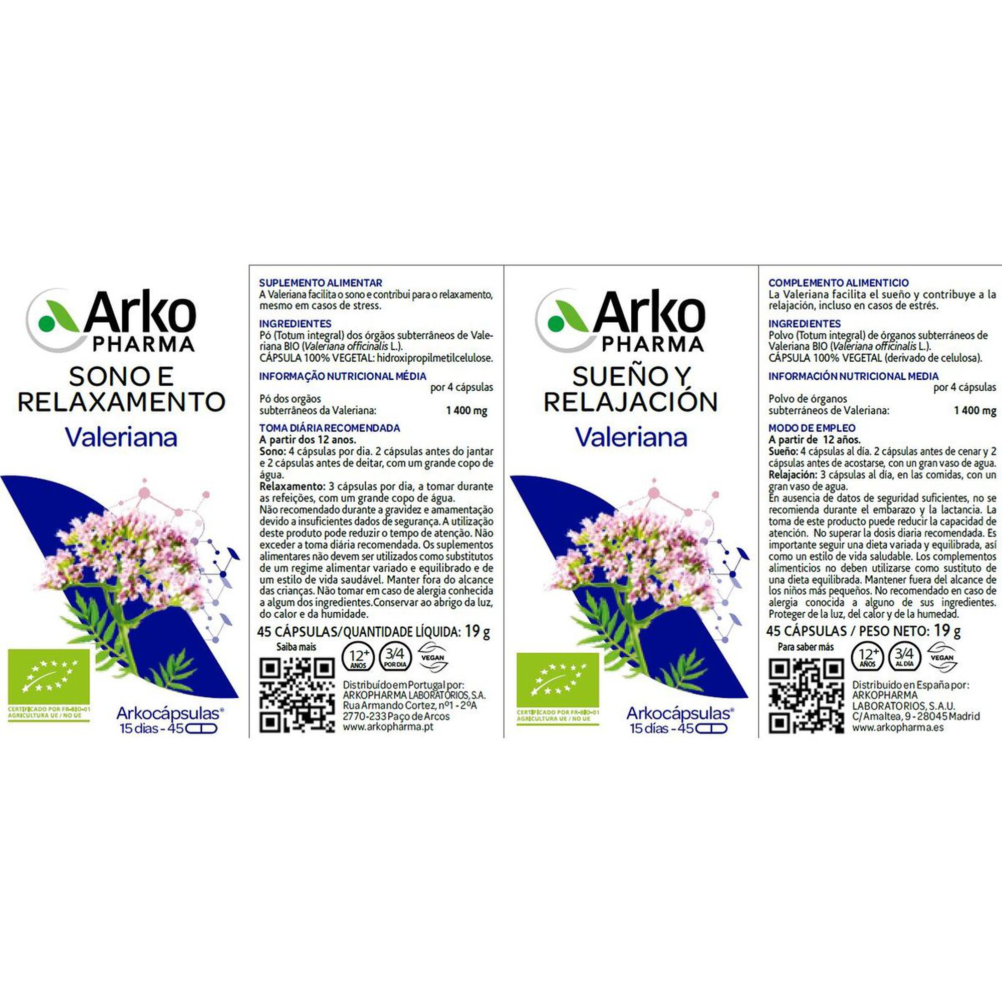 Suplemento Bio Sono e Relaxamento Valeriana