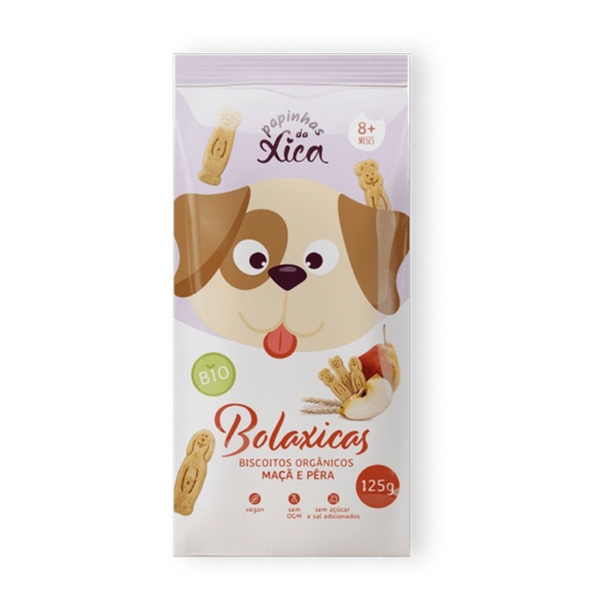 Bolachinhas de Maçã e Pêra Bolaxicas 8M+ Bio