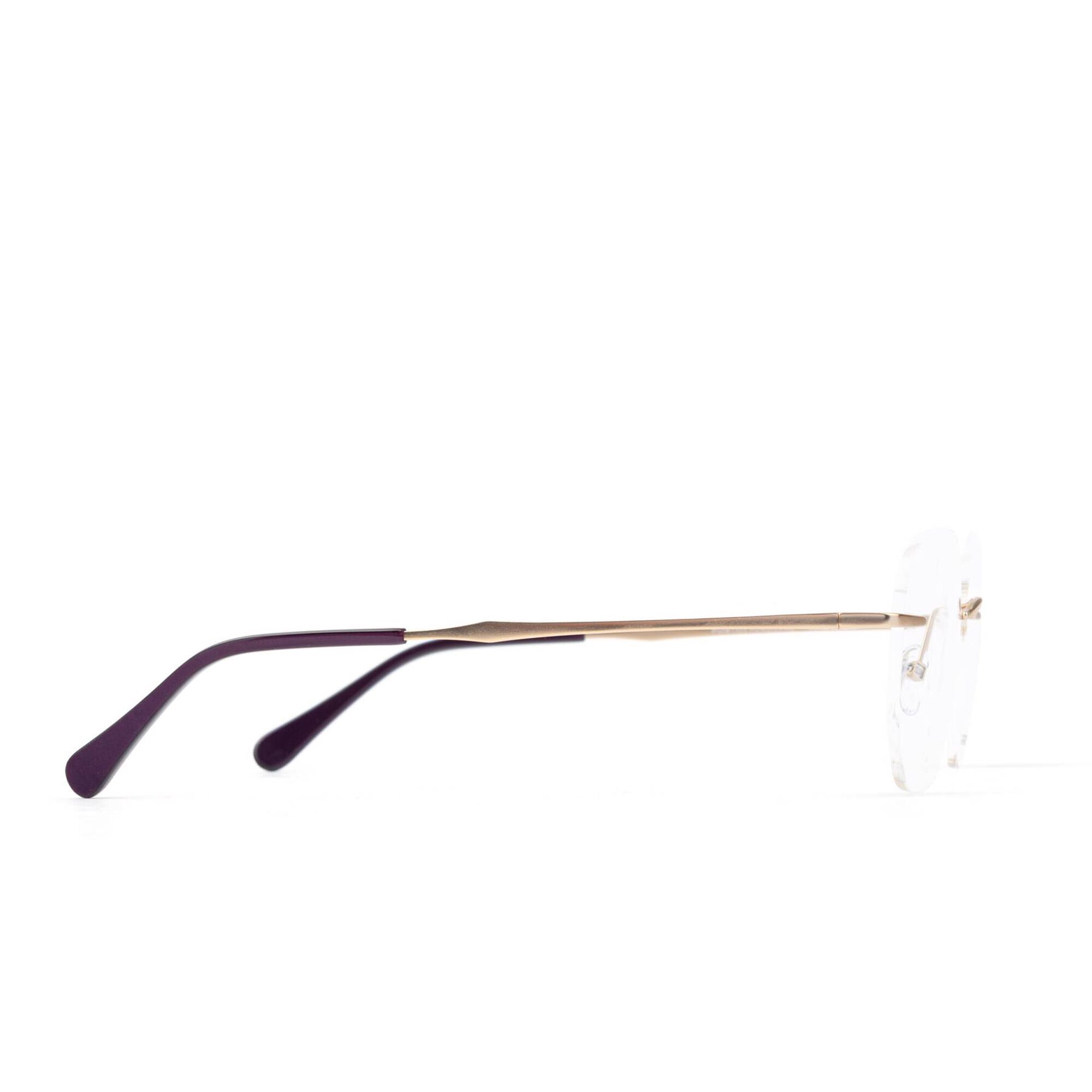 Armação Óculos Pure Titanium Dourado 05