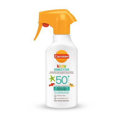 Kids Sensitive Suncare Face Body Milk SPF50+ Wells