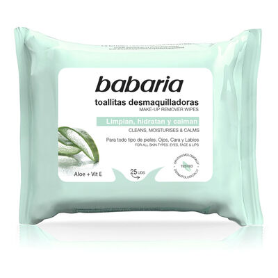 Make-up Remover Wipes Aloé Vera e Vitamina E