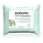 Make-up Remover Wipes Aloé Vera e Vitamina E Wells