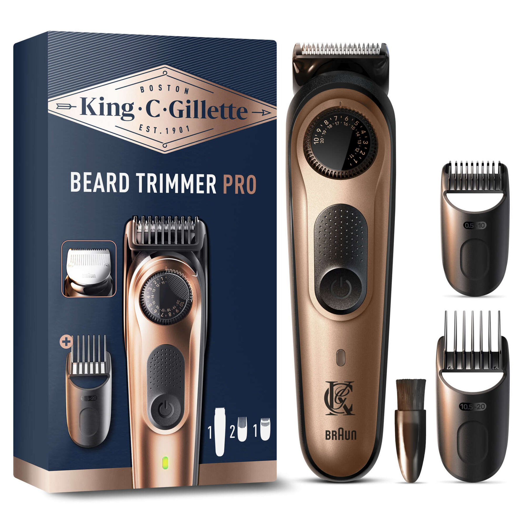 Pack Beard Trimmer Pro King C.