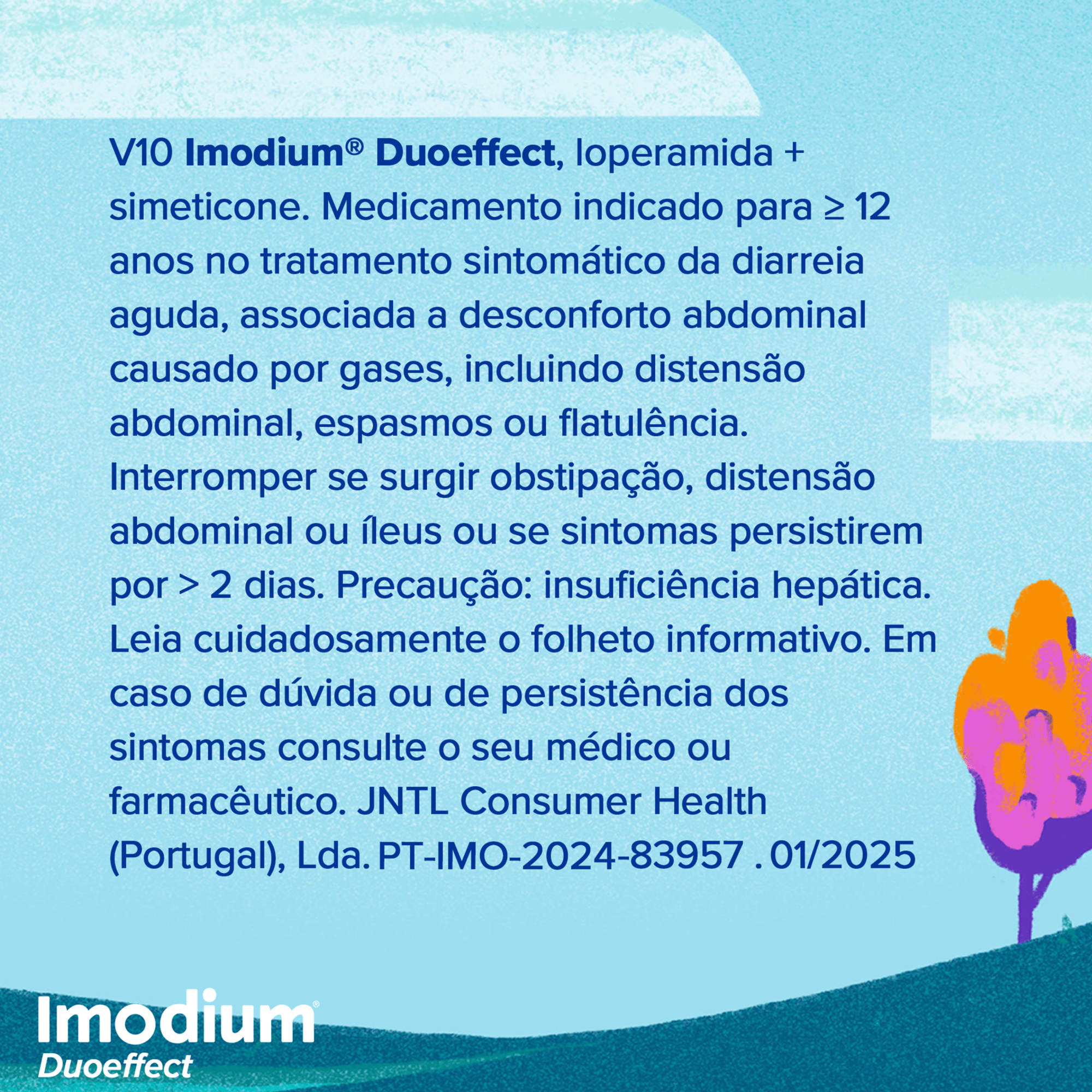 Imodium Duoeffect 2mg + 125mg Comprimidos
